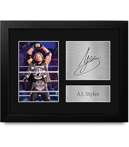 Amazon.com: HWC Trading Sting Framed Gift Signed Printed Autograph